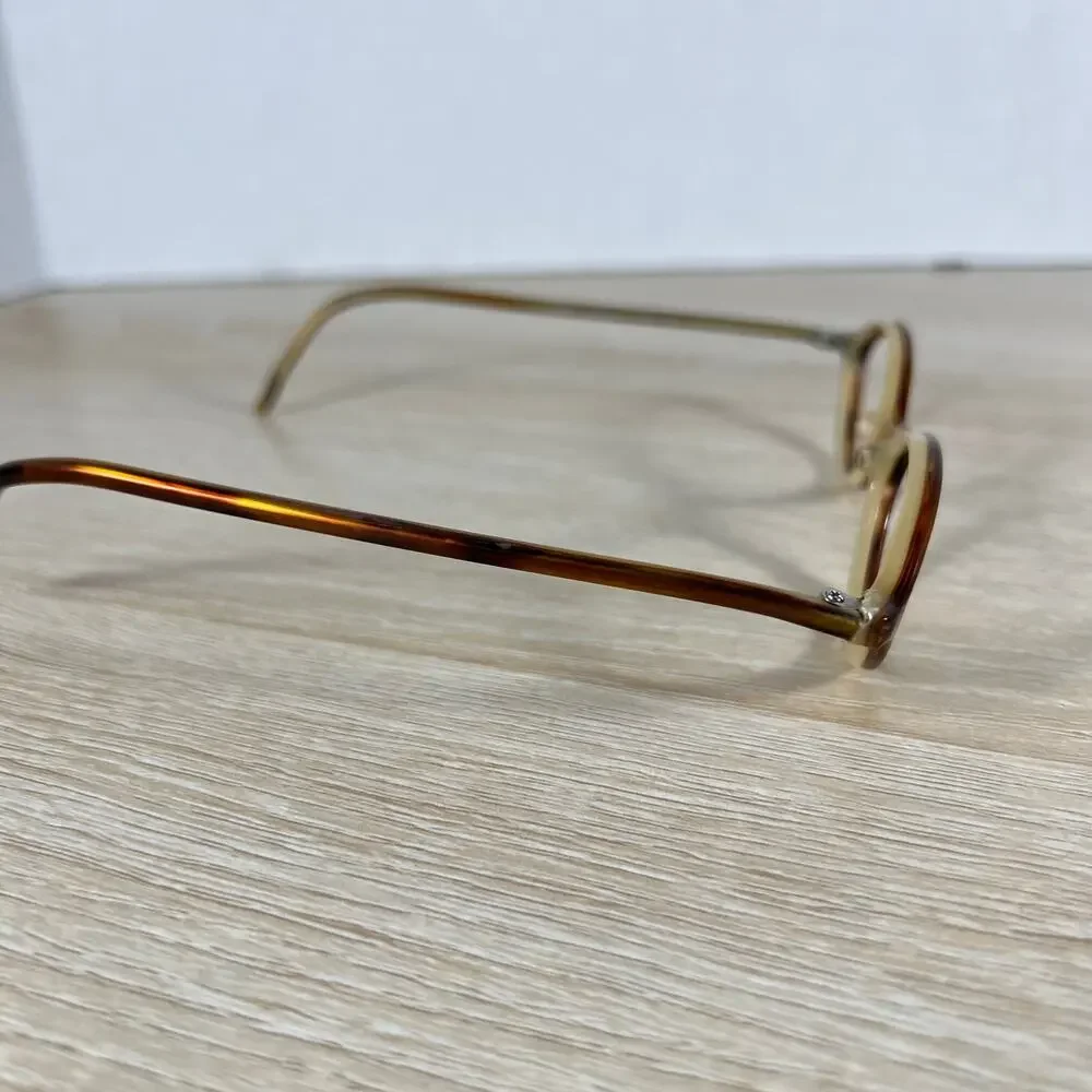 MiCrO shapes la Bella 45 Eyeglasses DAMAGED Brown Frames 45-17-135 Japan